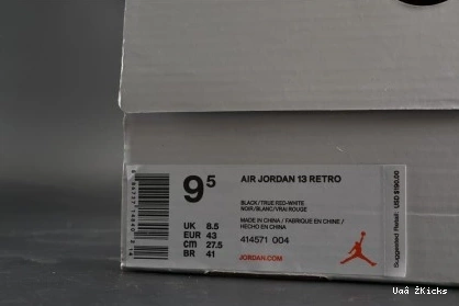 Bred Comfortable 13 414571-004 Retro 873 Jordan 0803